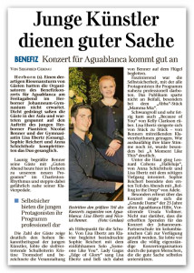 Junge Knstler dienen guter Sache - HE 01.04.2014